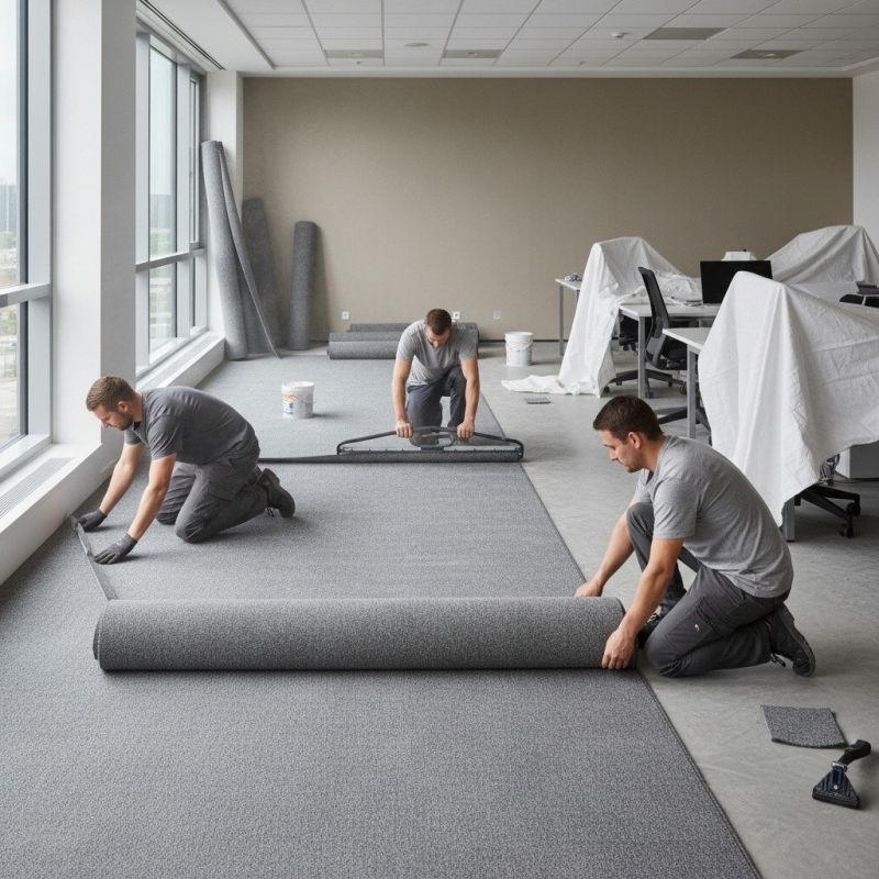 Our team working on Flooring Service projects in Frederick, MD