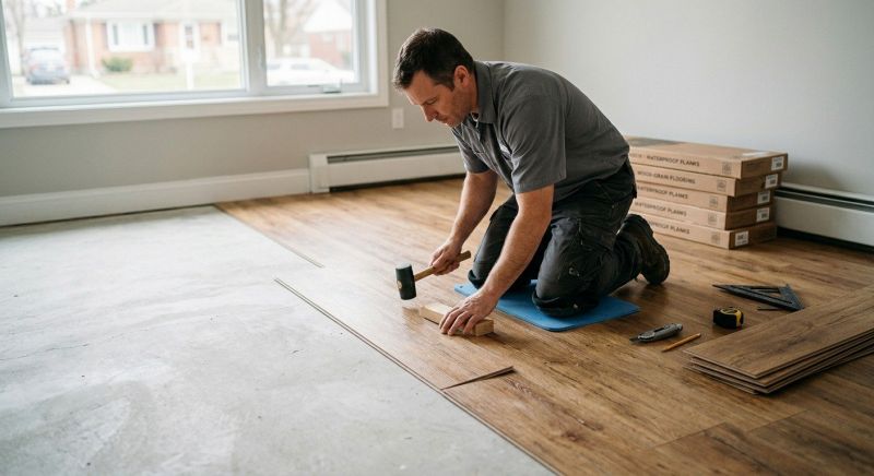 Linoleum Floor Installation in Cascade, MD