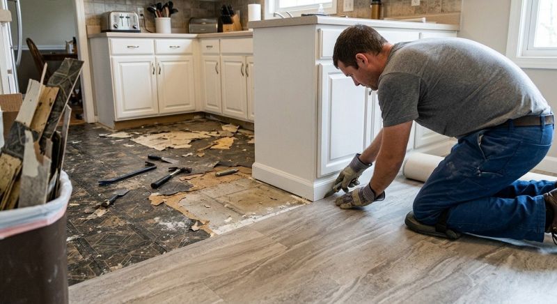 Linoleum Floor Installation in Cascade, MD