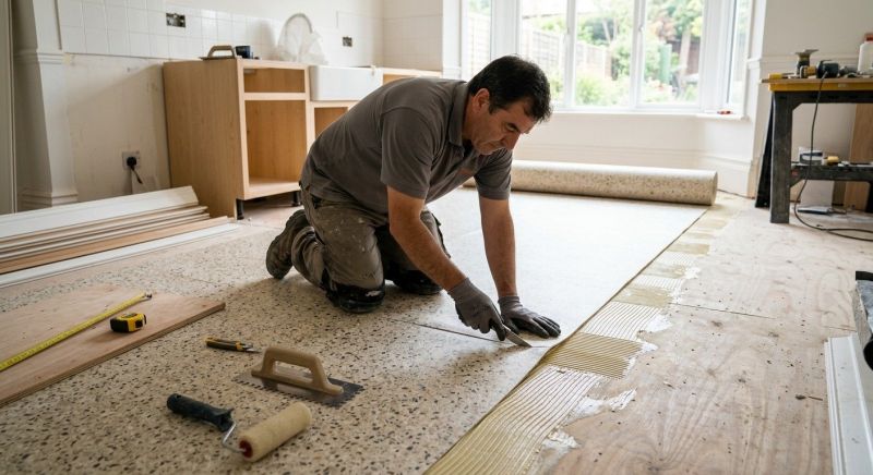 Linoleum Floor Installation in Germantown, MD