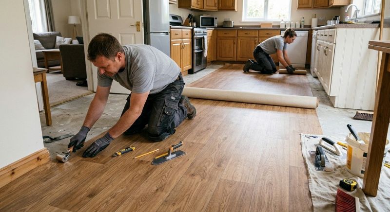 Linoleum Floor Installation in Frederick, MD