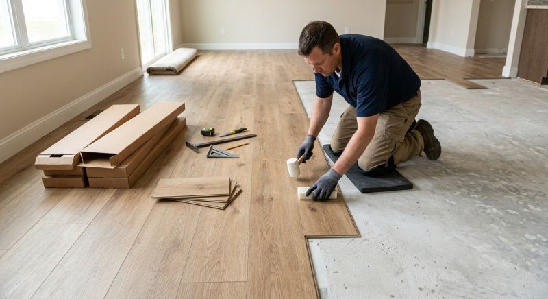Luxury Vinyl Tile Installation in Damascus, MD