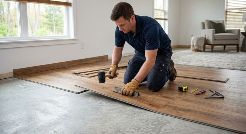 Luxury Vinyl Tile Installation in Gaithersburg, MD