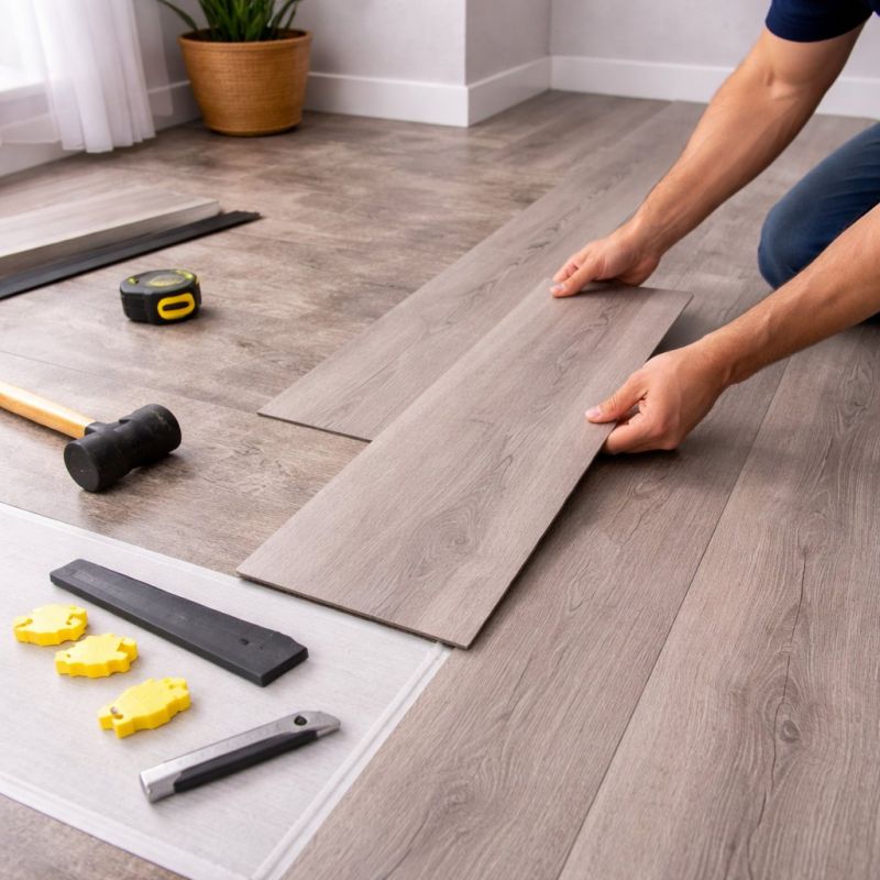 Luxury Vinyl Tile Installation in Frederick, MD