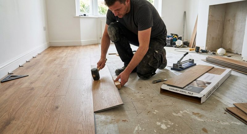 Luxury Vinyl Tile Installation in Sandy Spring, MD