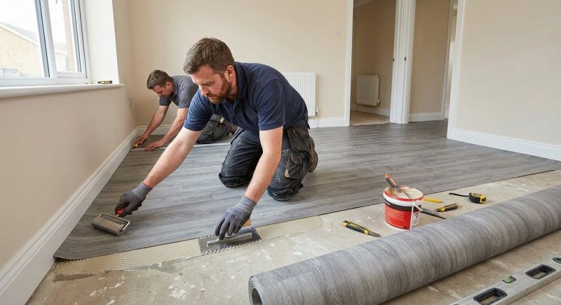 Sheet Flooring Installation in Gaithersburg, MD