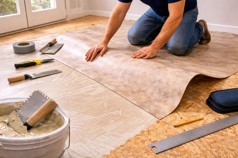 Sheet Flooring Installation in Jefferson, MD