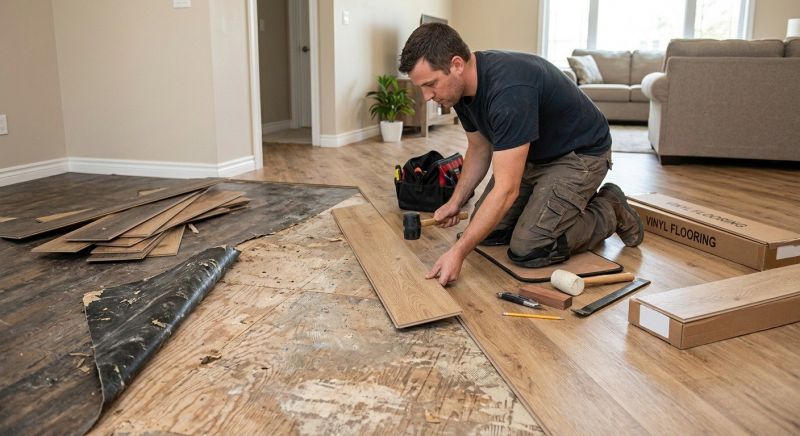 Vinyl Floor Replacement in Frederick, MD