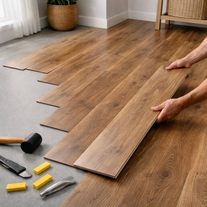 Vinyl Plank Floor Installation in Frederick, MD