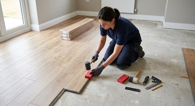 Vinyl Plank Floor Installation in Frederick, MD