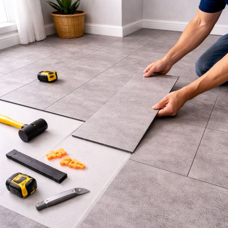 Vinyl Tile Installation in Frederick, MD