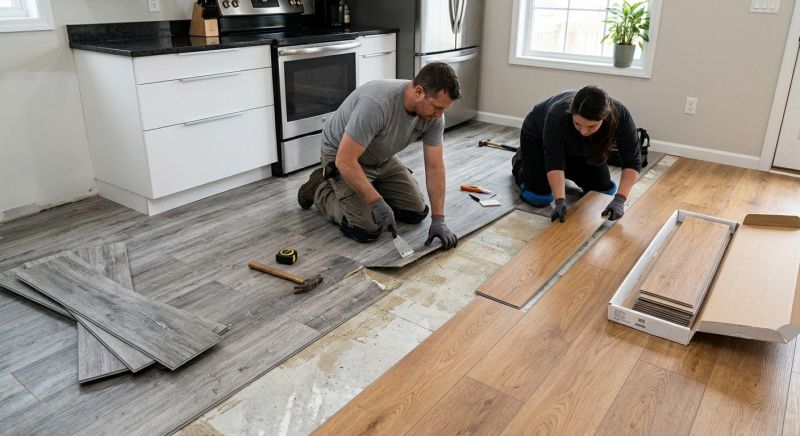 Vinyl Tile Replacement in Frederick, MD
